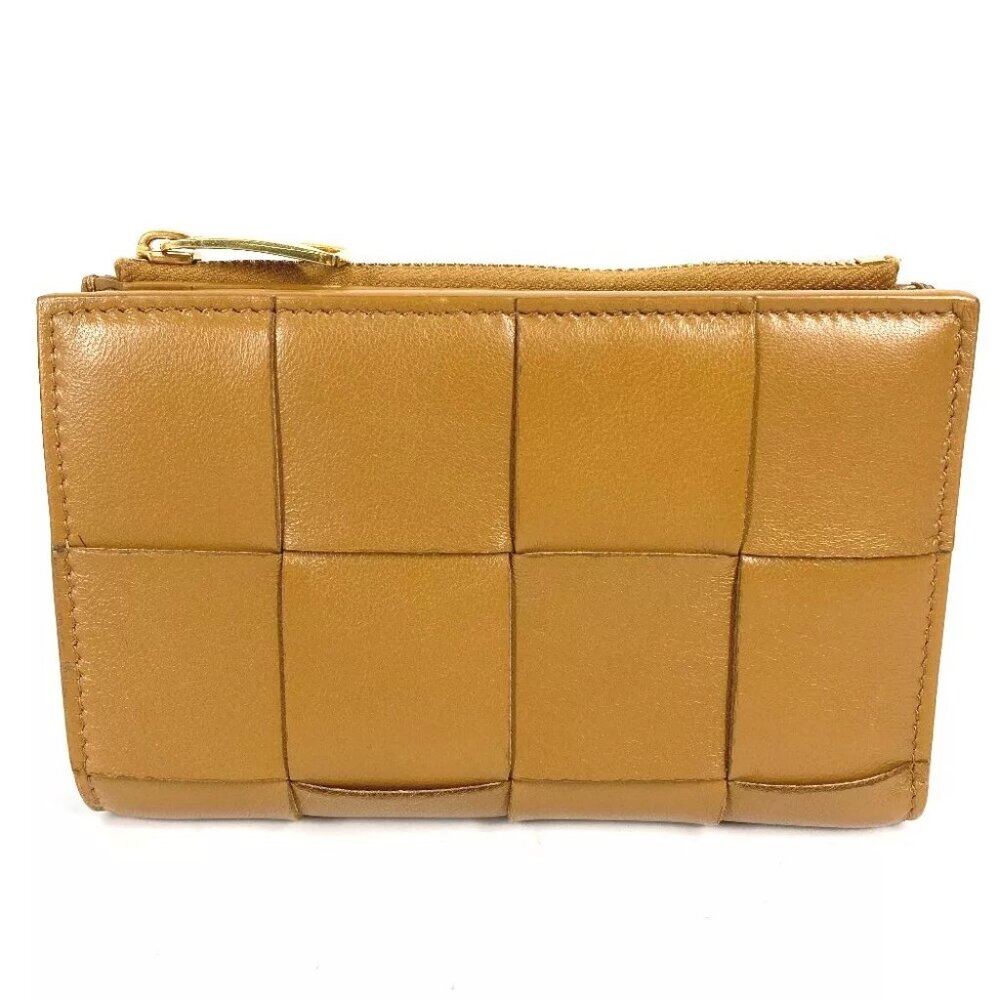 BOTTEGA VENETA 667130 Compact wallet Medium Cassette Bifold Intrecciato wallet